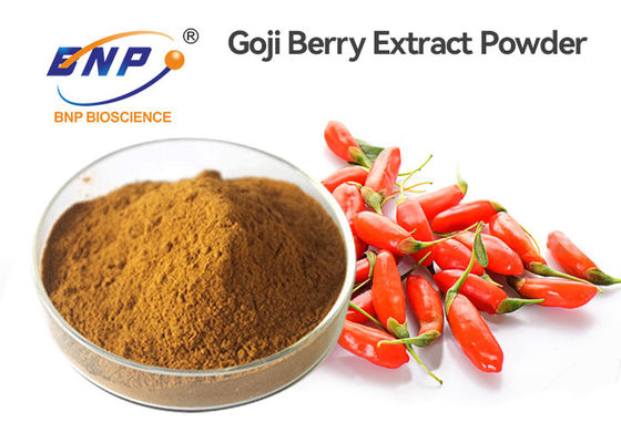 Lycium orgânico Barbarum de Wolfberry do polisacárido de Brown Goji Berry Powder 25%