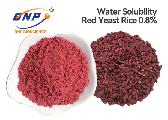 Teste vermelho da HPLC de Monacolin K do extrato 0,8% do arroz do fermento do pó fino