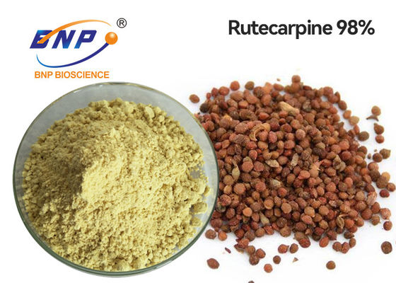 HPLC natural Rutaecarpine de Rutecarpine 98% do extrato de Evodia Rutaecarpa dos suplementos